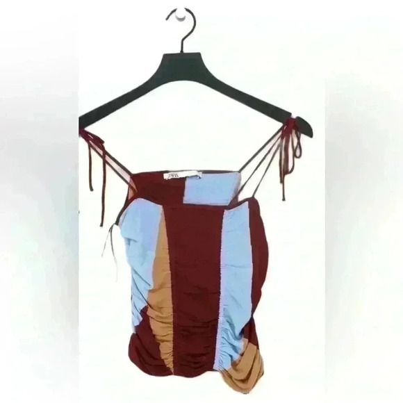 🔥🔥Zara Multi color crop top - Picture 1 of 5